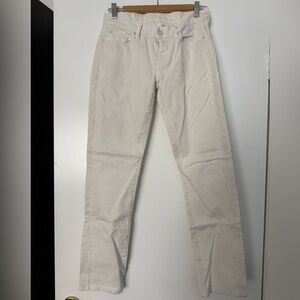 7 For All Mankind Women's Skinny Jeans in Cream